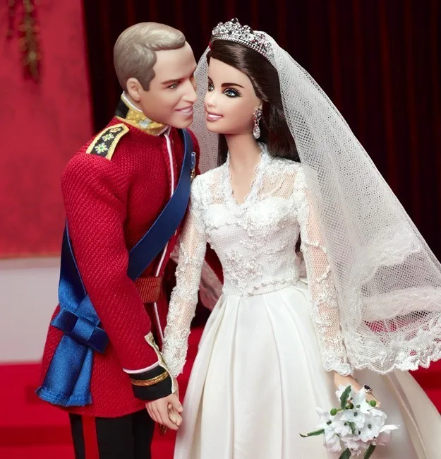 

Free shipping! High-end dolls Princess Silver label mixes William Catherine Royal Wedding doll, princess doll toys for girls