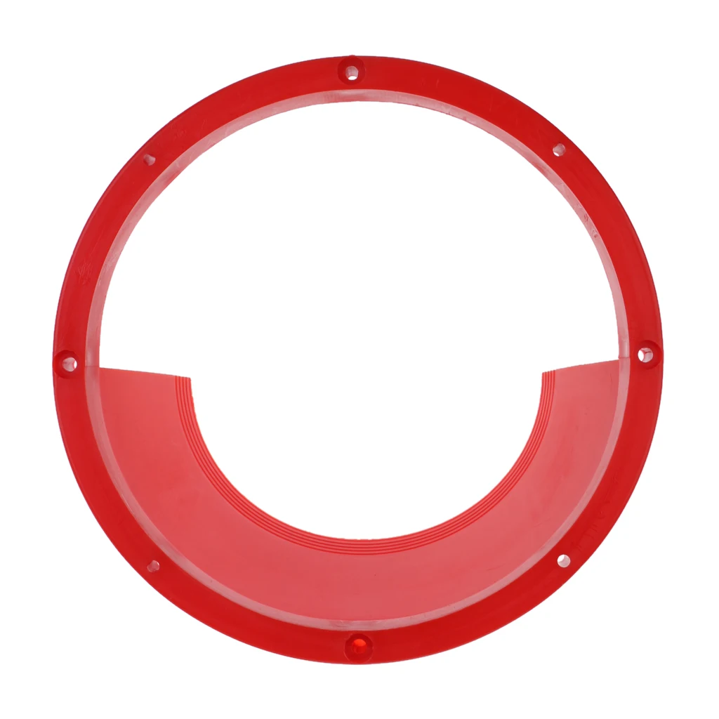 1 Pair Waterproof Car Audio 6.5'' Dia Speaker Spacers Extender Rings Red