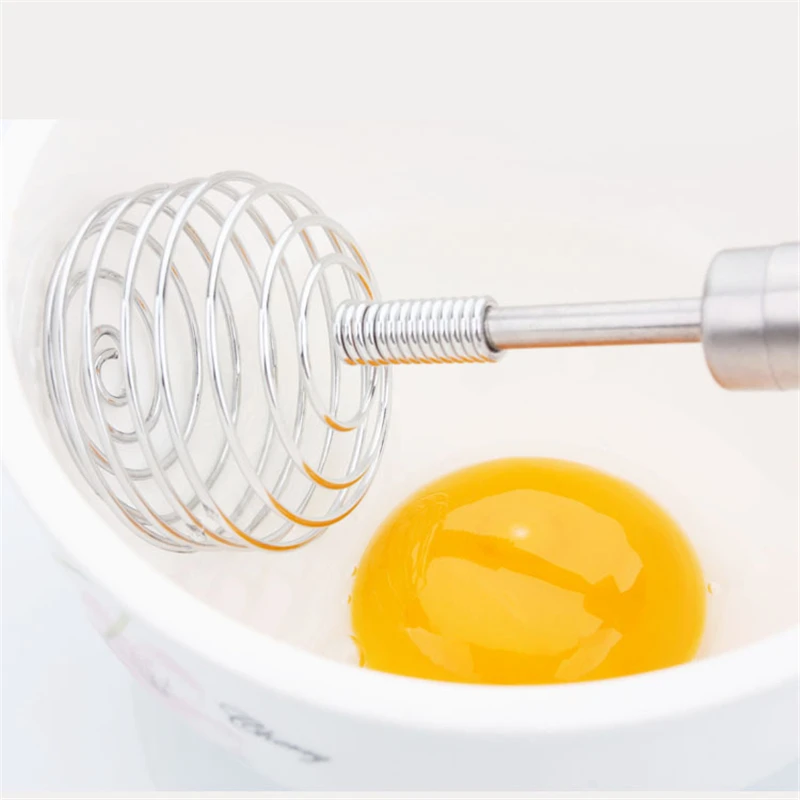 Creative Egg Whisk Mixer Kitchen Gadgets Stainless Steel Egg Flour