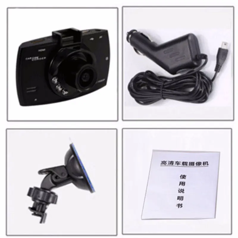 Preto Box Car Dvr G30 LCD 2.4 ''' 1080P Full hd Night Vision G-Sensor Dash cam Originais Camera Noturna Trace Cam 32G Car DVRS