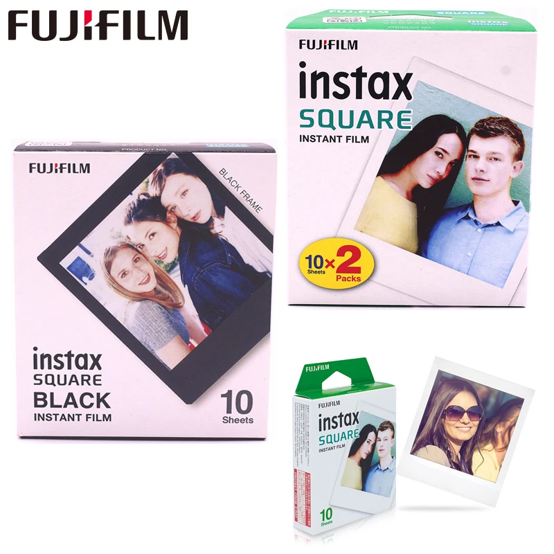 10-100 листов Fujifilm Instax площадь Instant белый край пленки для Instax квадратный SQ10 Гибридный формат поделиться SP-3 SQ мгновенный камеры