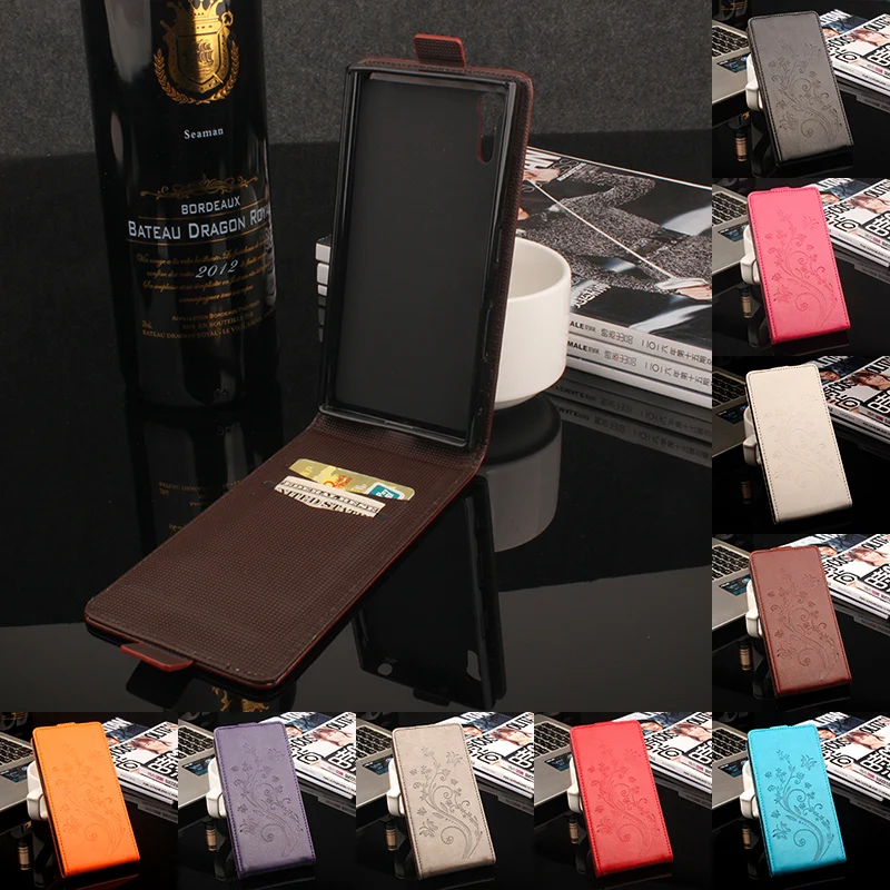 

For Sony Xperia XZ Pro Phone Case [Up-down Open] Vertical Flip Premium Pattern PU Leather Wallet Case Factory Price wuxinghua