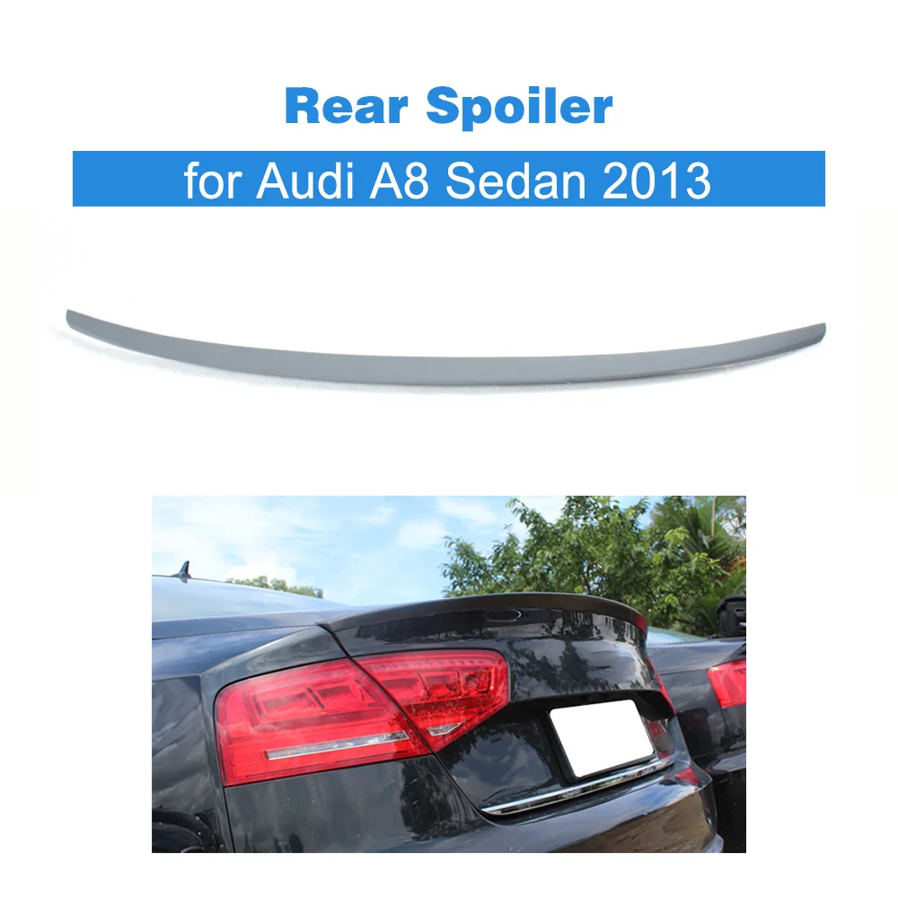 

PU Material Rear Spoiler Trunk Boot Wings for Audi A8 2013