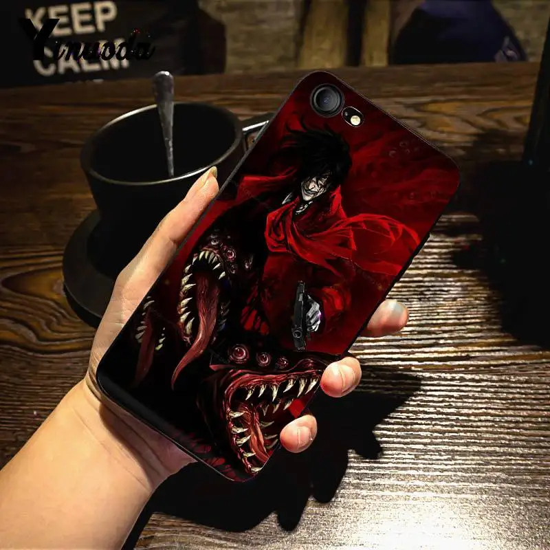 Yinuoda для iphone 7 6 X Чехол аниме Hellsing Alucard Fan элегантный чехол телефона iPhone 6S 6plus 7plus 8 8Plus