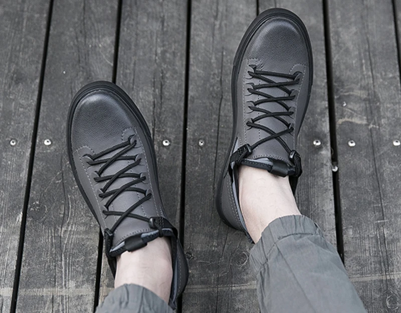 Дышащие Лоскутные Повседневные резиновые мужские туфли в британском стиле; Роскошные брендовые черные удобные дизайнерские весенние кроссовки; кроссовки для катания на коньках