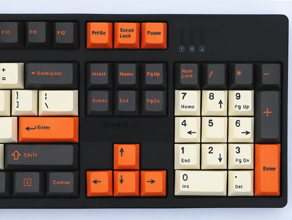 Углеродная Толстая PBT двойная съемка 106 брелки Вишневый профиль MX переключатели