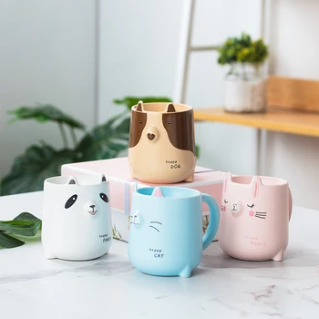

Hot cartoon animal ceramic mug,3d animal children drinking cup,Milk Coffee Tea Cup Porcelain Mugs Girl Birthday Gifts