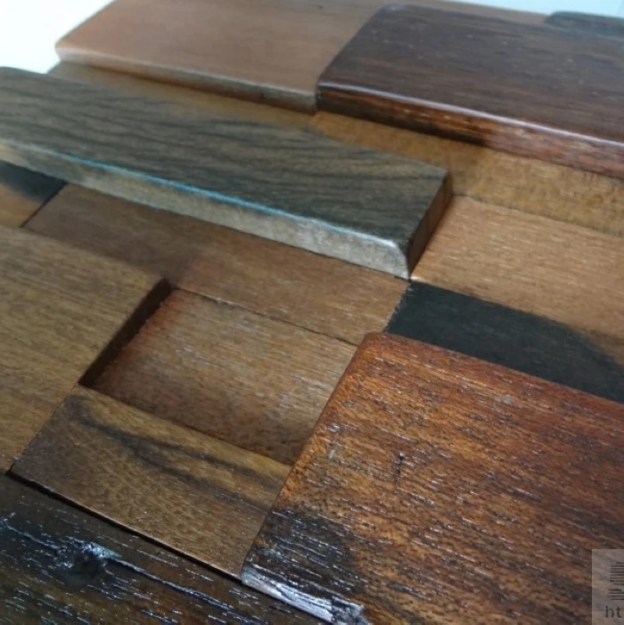 US $299.00 3D strip wood mosaic tile kitchen backsplash tile ancient wood mosaic wall tiles courtyard tile panels hallway mosaic