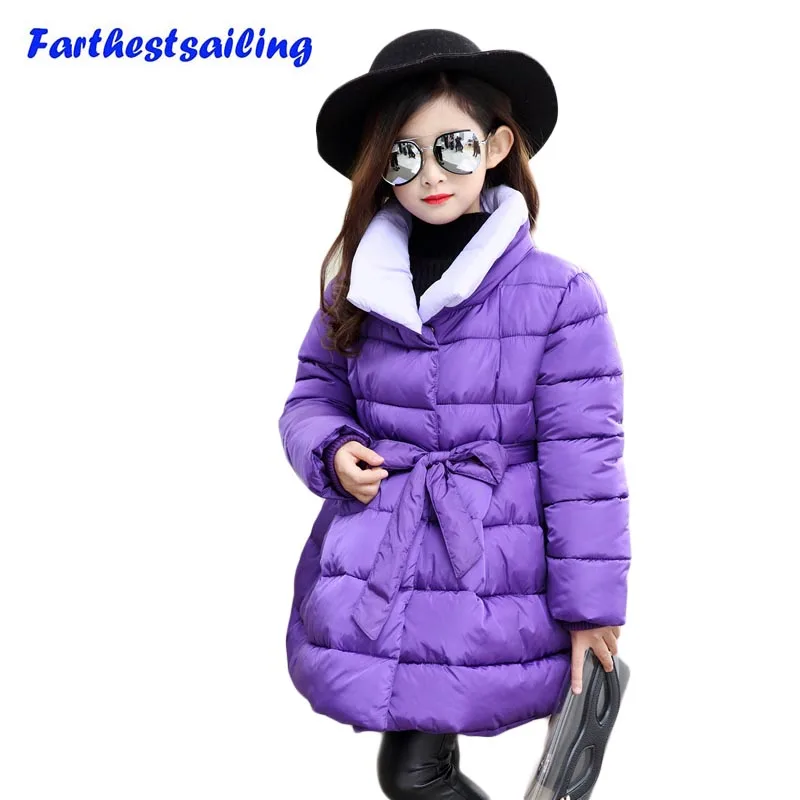 

Children Winter Warm Jacket With Girl Overcoat Hooded Winter Jacket Kid Clothing Fashion Cotton Warm Hooded Kids Thick Coat