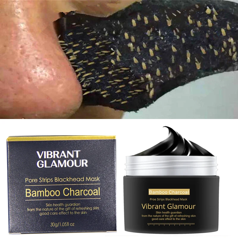 

Facial Black Mask Peel Off Bamboo Charcoal Purifying Blackhead Remover Mask Deep Cleansing for AcneScars Blemishes Wrinkles