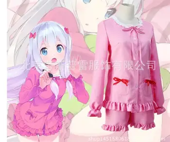 

Cosplay Anime Eromanga Sensei Izumi Sagiri sleepwear pajamas costume