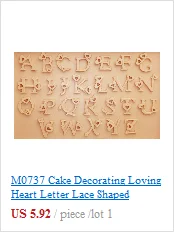 M0070 Happy Birthday Letter form silicone mold chocolate fondant cake decoration Tools cupcake mould