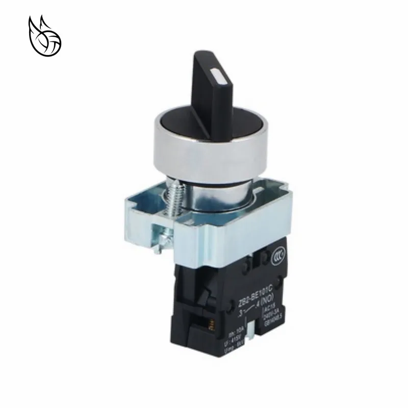 

P87 Rotary switch knob 22mm 2 position Self-locking Latching Switch 1 NO Maintained Select Selector XB2-BD21C XB2-BD21 BD41C