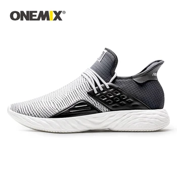 

ONEMIX 2019 HOT Men Sneakers Sport Shoes Plus Size 46 Breathable Comfortable Jogging Footwear Couples Casual Light Running Shoes
