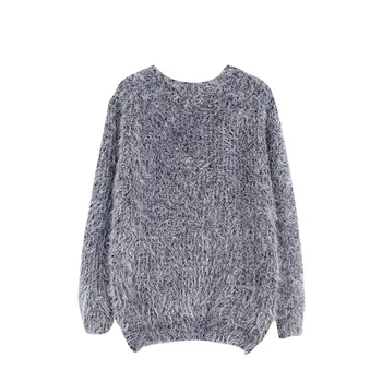 

2017 New Women Sweater Warm O-Neck Long Sleeve Women Pullover Sweater Casual Loose Knitted Tops