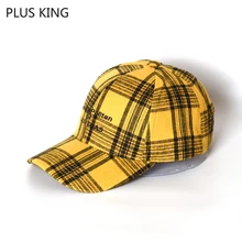 Весна, Осень, Зима, Ретро стиль, клетчатая бейсбольная кепка для женщин, мужчин, пара, шапка для подростков, студенческие шапки для модного шоу, Harajuku, желтый цвет