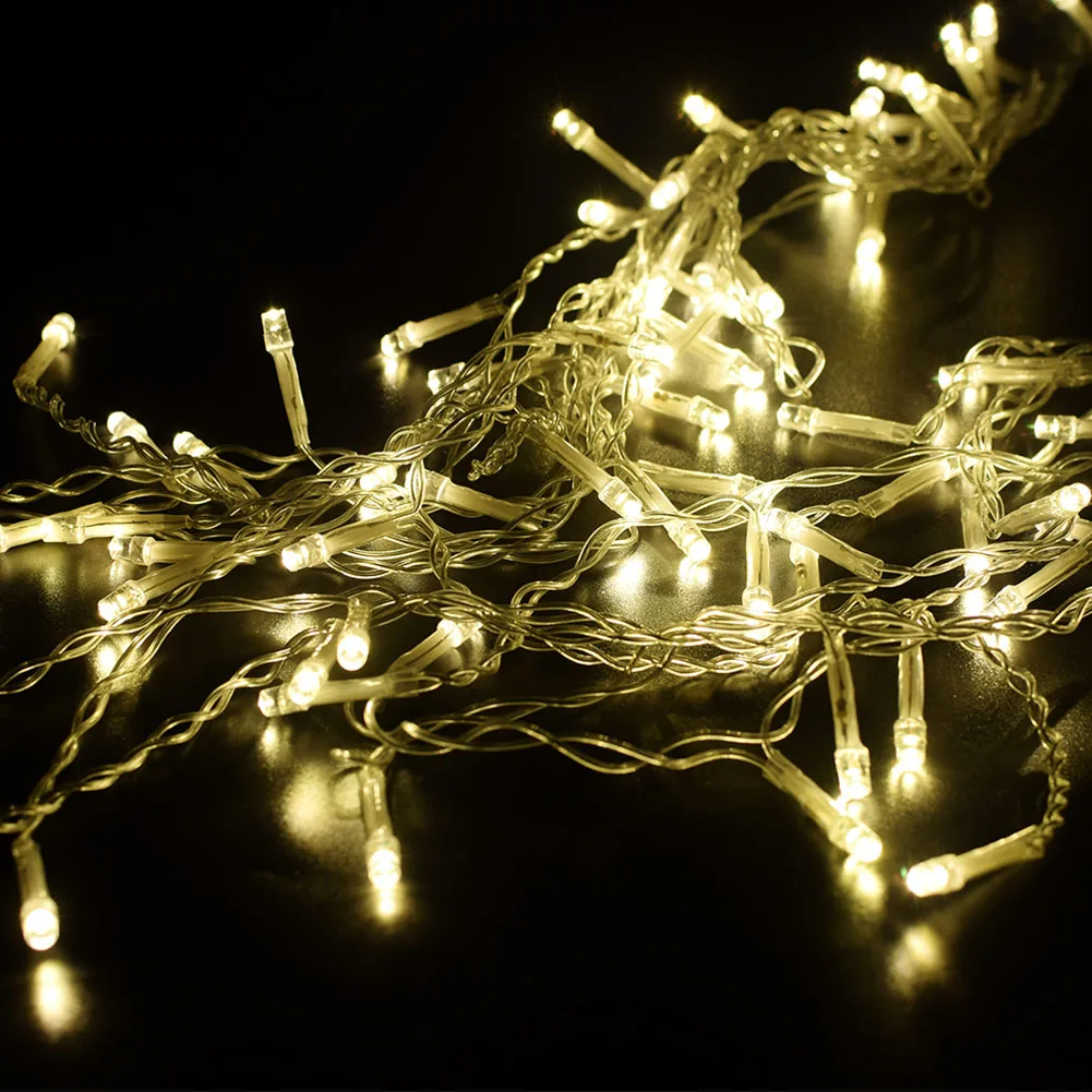 

TSLEEN 1/2/4 Pcs/lot Icicle-like Window Curtain Hanging Lamp Cool White/Warm White/Colorful 3.5m 8 Modes Led String Lights