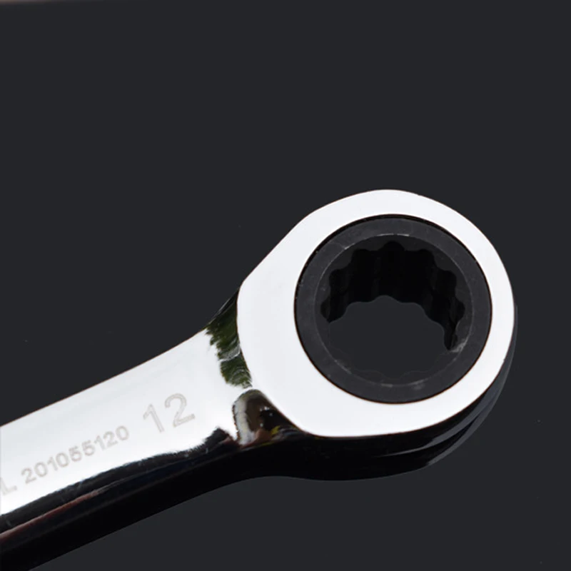 10-19 мм короткая ручка трещотка ручка гаечный ключ CR-V Комбинированные Гаечные Ключи быстрооткрывающийся гаечный ключ инструменты для ремонта авто 1 шт