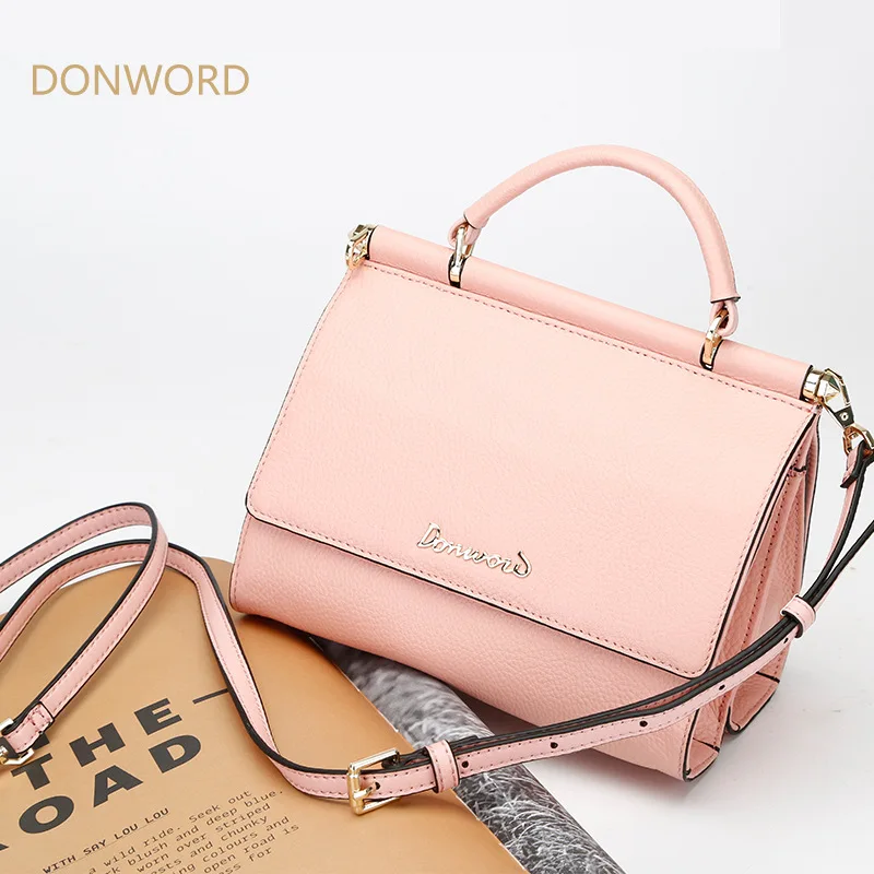 

New women's bag leather handbag fashion wild shoulder messenger bag leather ladies bag