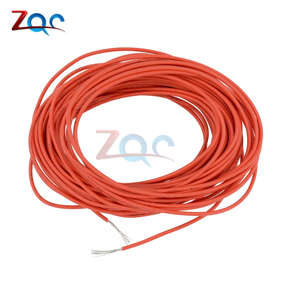 10 метров м UL 1007 24AWG Монтажный провод 80C / 300 В шнур DIY электрический кабель