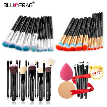 

BLUEFRAG Buy 3 get 1 gift Makeup Brushes Powder Foundation blush Kabuki Eye shadow Blending Brush As Make Up Tool