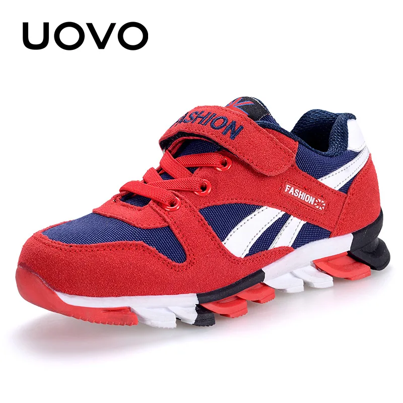 Goede UOVO Lente Herfst Jongens Sneakers Kinderen Schoenen Canvas Man Made Suede Kids Loopschoenen Mode Kinderen Sport Schoenen Maat 29 37 #