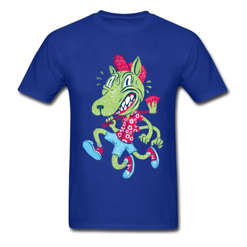 Family Freaky Beast Fashionable Short Sleeve Summer T Shirt New Arrival Round Neck 100% Cotton T Shirt Mens Tshirts Freaky Beast blue