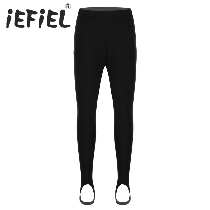 

iEFiEL Unisex Kids Boys Girls Child Stirrup Pantyhose Stockings Dancing Clothes for Yoga Gymnastics Ballet Dance Performance