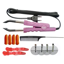 Переходник с удлинителем для волос, инструмент для наращивания волос, кератиновая машинка