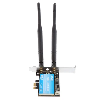 

Dual Band 2-in-1 Wireless Bluetooth V4.0 300Mbps Half MINI PCI-E Network Card Adapter BCM943228HMB For PC Laptop