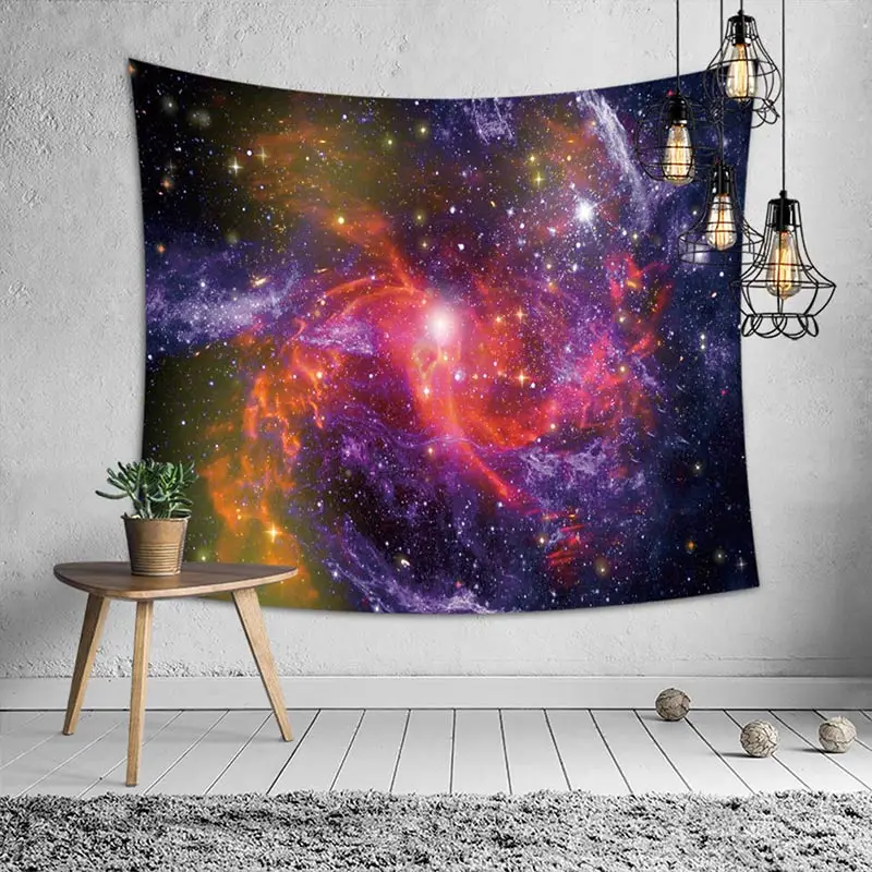 style 4 Фиолетовый Galaxy психоделический гобелен стене висит Galaxia Decorativa пространство картины настенный ковер дома декоративные гобелены - Цвет: style 4