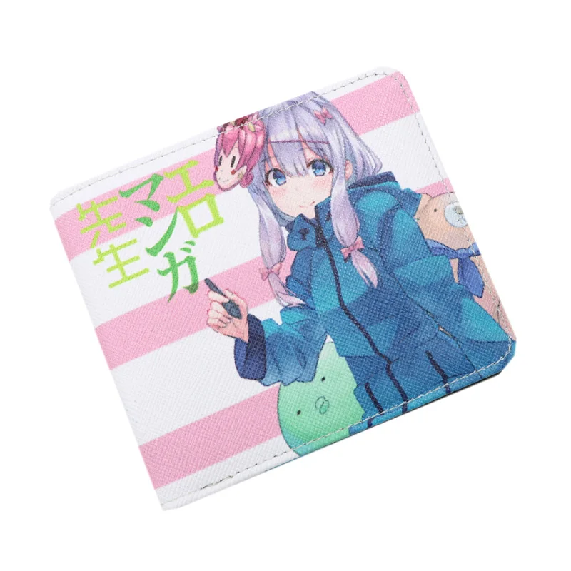 

New Arrival Anime Eromanga Sensei Colorful Wallet Izumi Sagiri PU Short Purse For Gift Money Bag