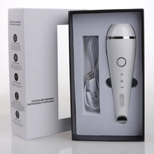 USB rechargealbe многофункциональный красный синий светильник фотонная терапия прохладное устройство красоты Горячая Холодная лечение против морщин прибор