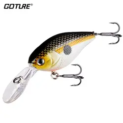 Goture высокое качество Crankbait Рыболовные приманки воблеры 4.8 см 8.0 г глубина погружения 5 м Рыбная ловля Аксессуары