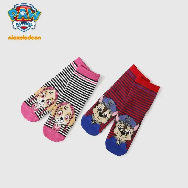 1 пара, Детские хлопковые носки с принтом «Щенячий патруль» на весну-осень для мальчиков и девочек, детские носки для детей 3-10 лет