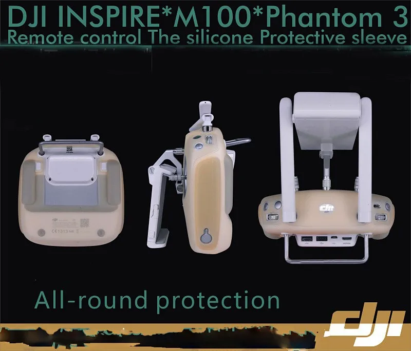 Transparent Radio Control Silicone Gel Cover Case Fr DJI Phantom 3 PRO Inpsire 1