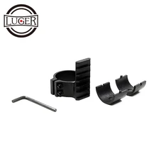 LUGER охотничий прицел с креплением на ствол " /25,4 мм 30 мм кольцевой адаптер с 20 мм Вивер Пикатинни прицел аксессуары