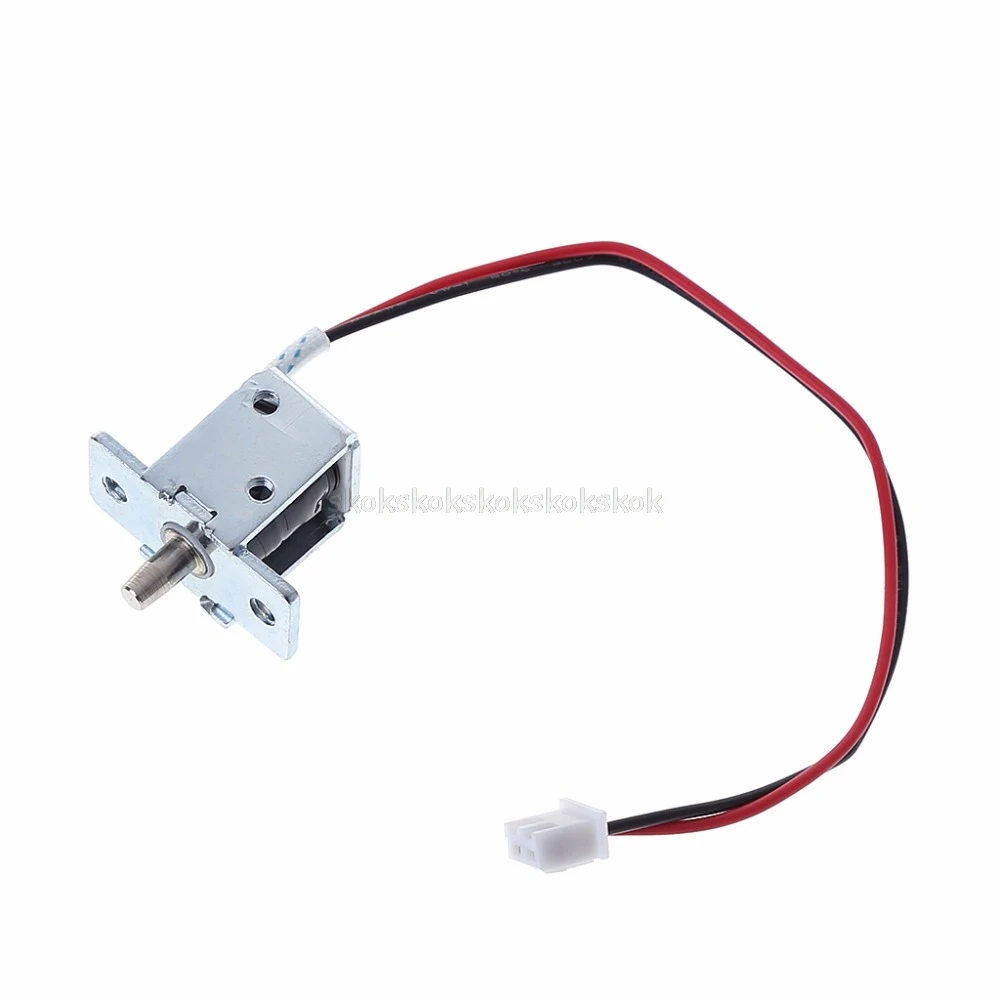 

DC 12V 0.5A Mini Electric Magnetic Cabinet Bolt Push-Pull Lock Release Assembly Solenoid Access Control A30 19 Dropship