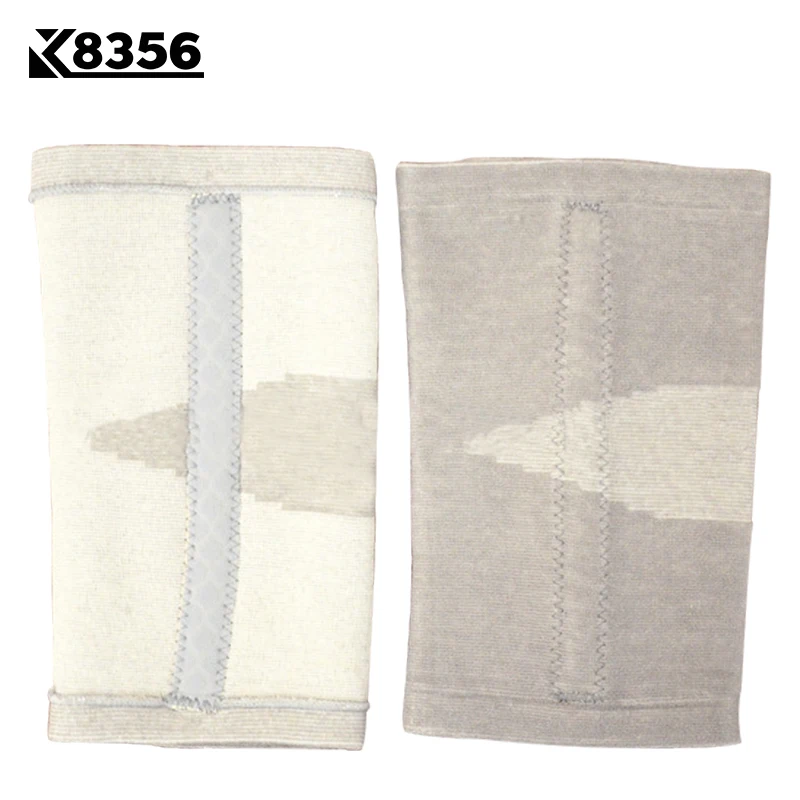 K8356 الخيزران الفحم الركبة دعم تنفس مكافحة زلة منصات الركبة كرة الطائرة الرياضة السلامة اللياقة حماية الركبة