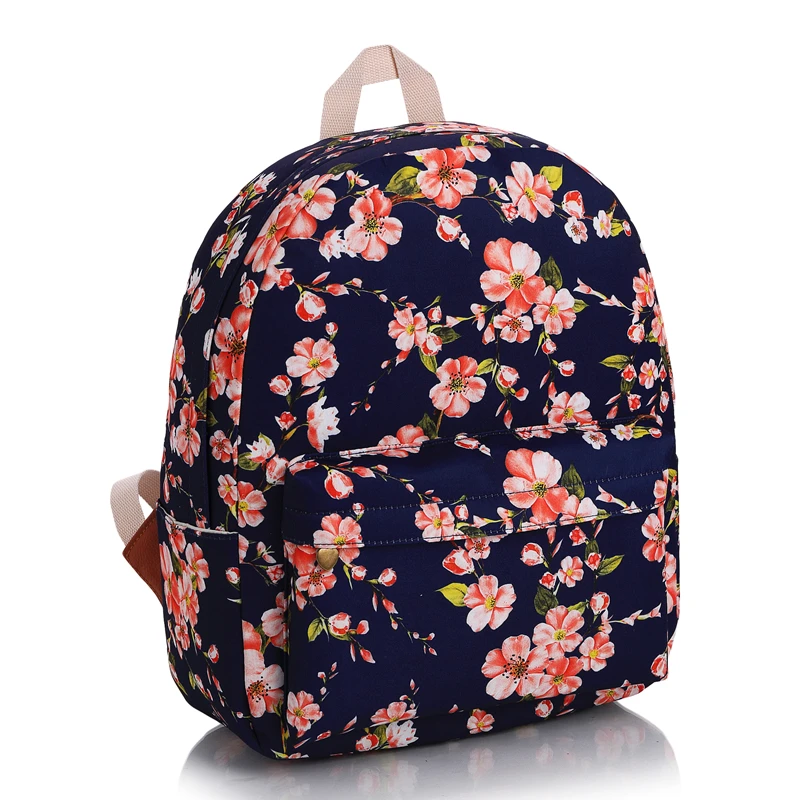 2016 nova moda lazer mochila nacional Chinesa da flor da ameixa impressão sacos de viagem à prova d' água da escola daypacks