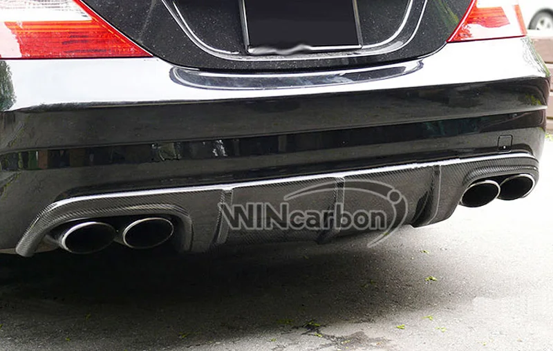 3K задний бампер из настоящего углеродного волокна для Mercedes Benz W219 CLS CLS55 CLS63 AMG модель 2006-2011
