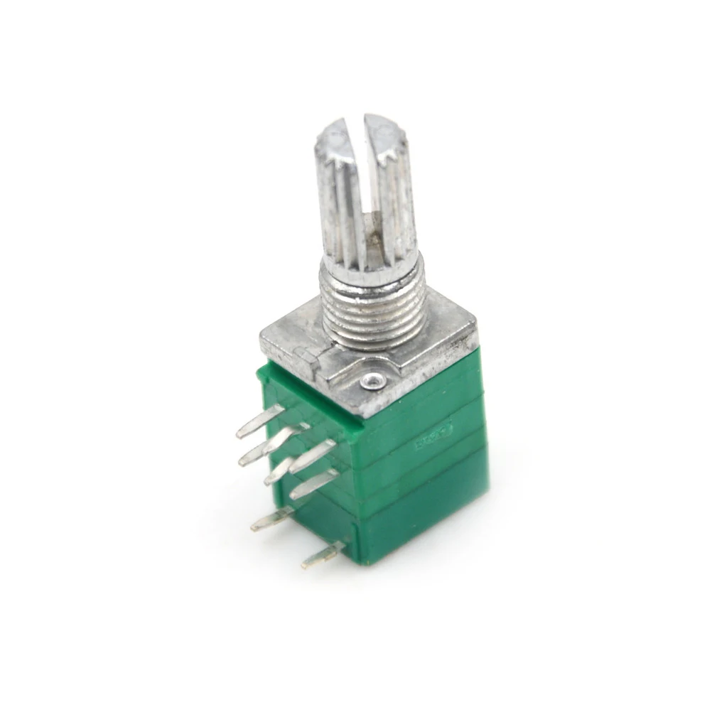 1 шт. 8pin RV097NS двойной потенциометр B50K с переключателем аудио/усилитель