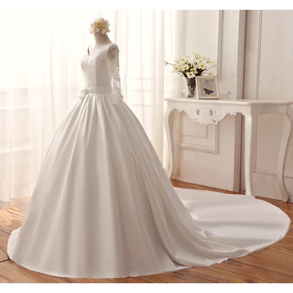 wedding gown patterns with sleeves