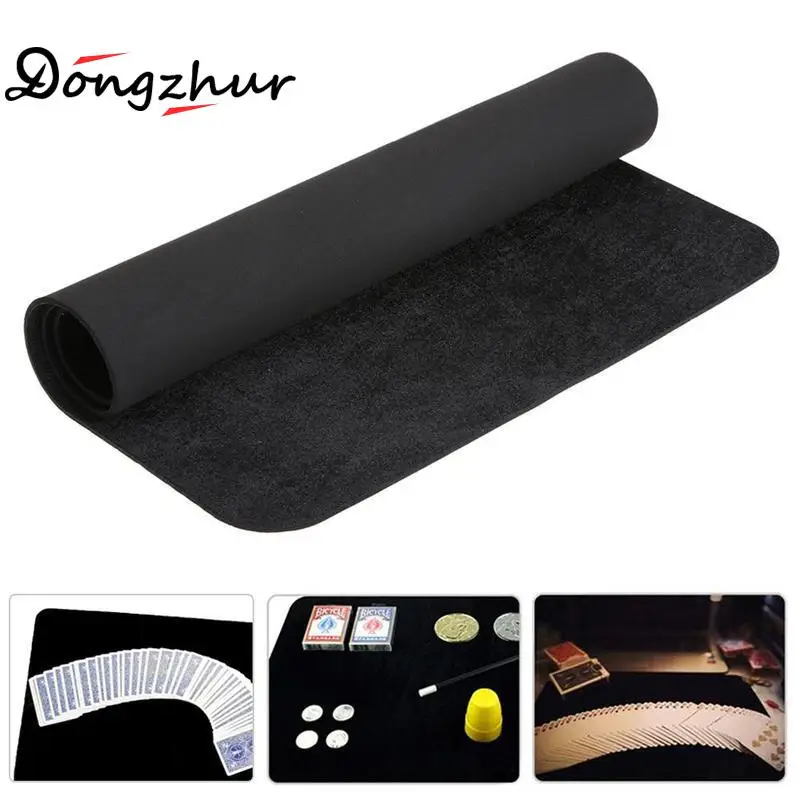 

42*32cm Large Magic Card Mat Magicians Magic Trick Poker Coin Mat Card Pad Easy To Do Street Magic Props for Beginners MSW1642