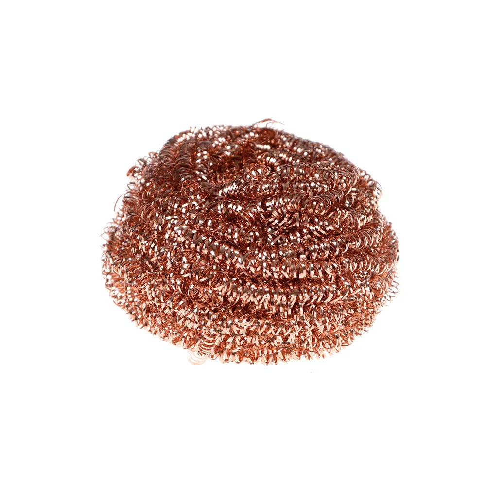 

HIGH GRADE 1 pc Reuseable Soldering Solder Iron Tip Cleaner Steel Cleaning Wire Sponge Ball Soldering Accessory