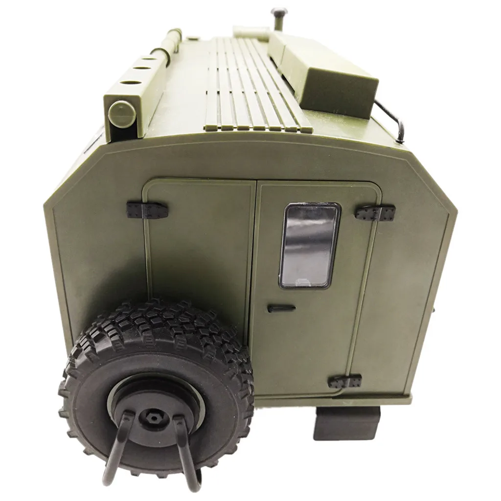 WPL B24ZH 1:16 2 4G 4WD RC военный грузовик внедорожный Рок Гусеничный RTR зеленый с