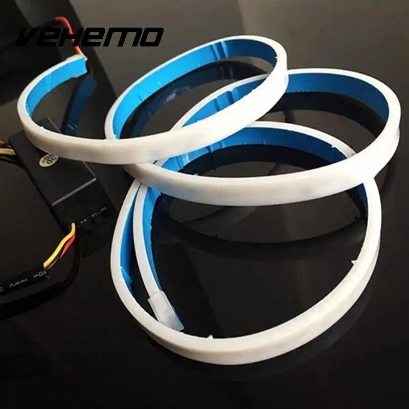 

Vehemo DC12V LED Flowing Light Strip For Car Tail Gate Trunk Braking Brake White