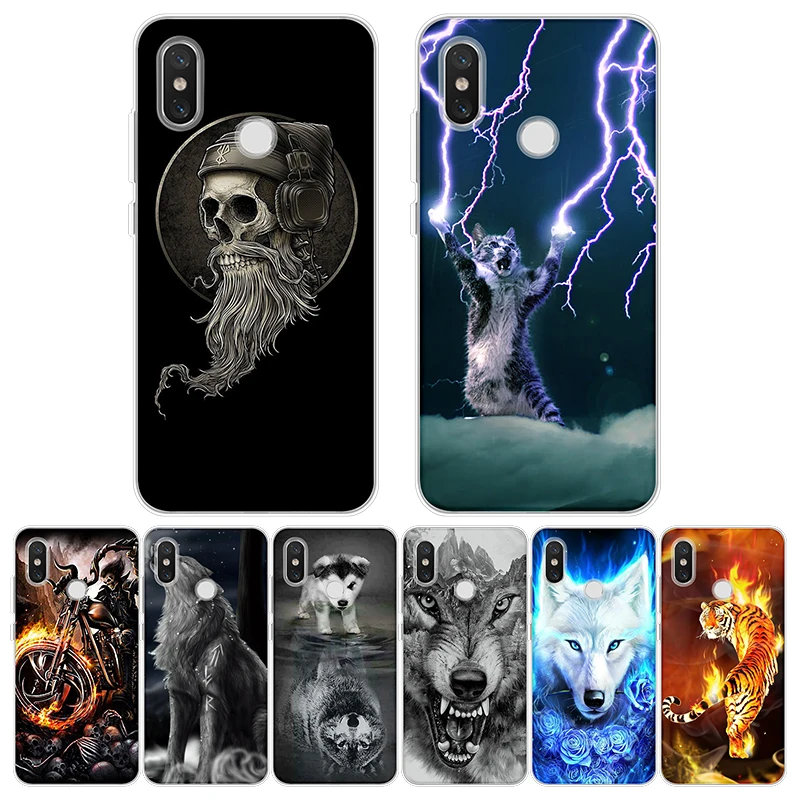 

Soft TPU Men's Cover For Xiaomi Redmi Mi 8 9 SE Explorer Note 7 6 6X 5 5S 5X A2 Lite Pro A1 Pocophone F1 Mix 3 2 2S Play 8 Case