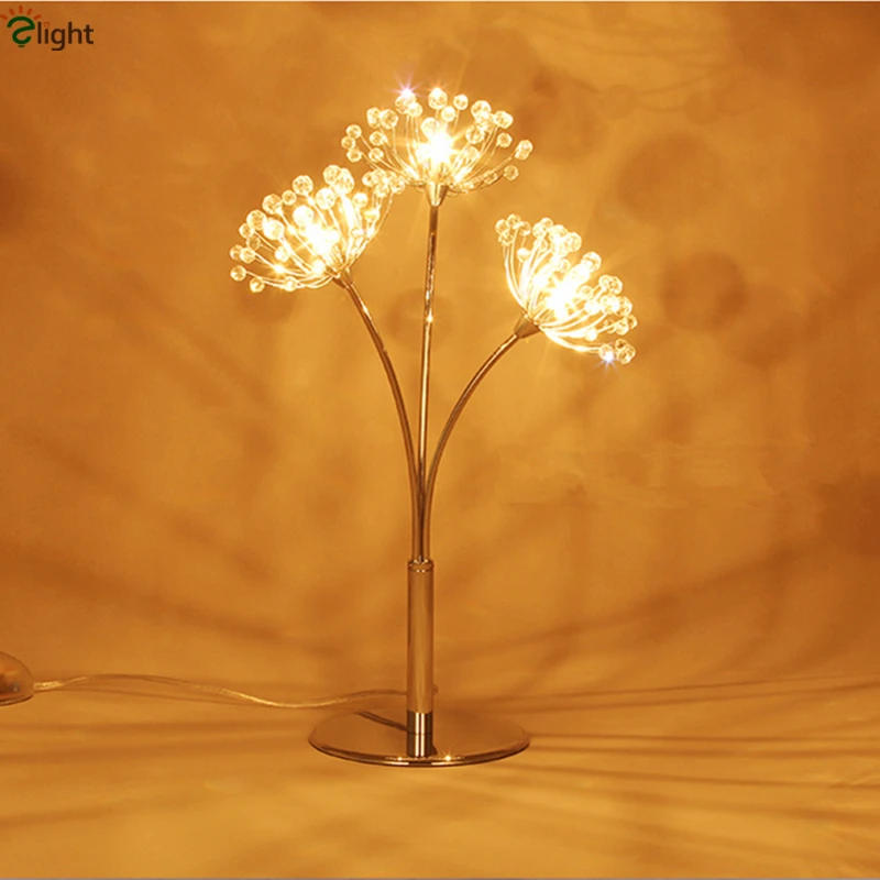 Светодиодная настольная лампа G4 в скандинавском стиле с одуванчиком