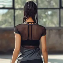 На задней части туфлей, Для женщин фитнес-плотно женский футболка Dry Fit Training блузка спортивный костюм спортивная одежда для бега с длинным рукавом Футболка для спортзала или йоги